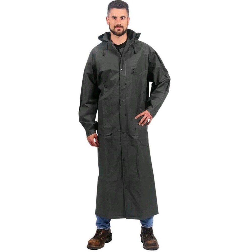 Galeton Black Repel Rainwear Eva Ultra-Lightweight Raincoat Size Large